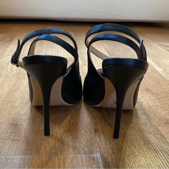 TONY BIANCO Gallery Heels in Black Nappa - Ankle Strap Leather Pumps - Picture 13 of 16